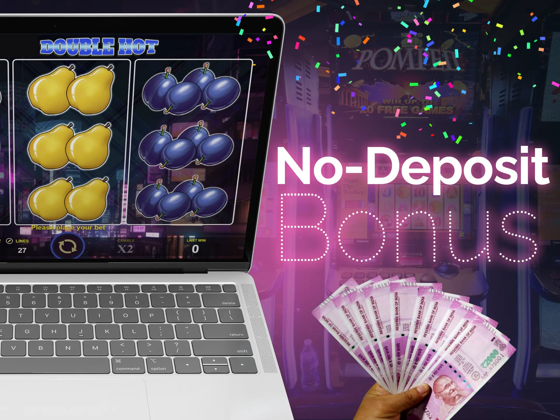 No-deposit bonuses allow you to start playing games without investments.