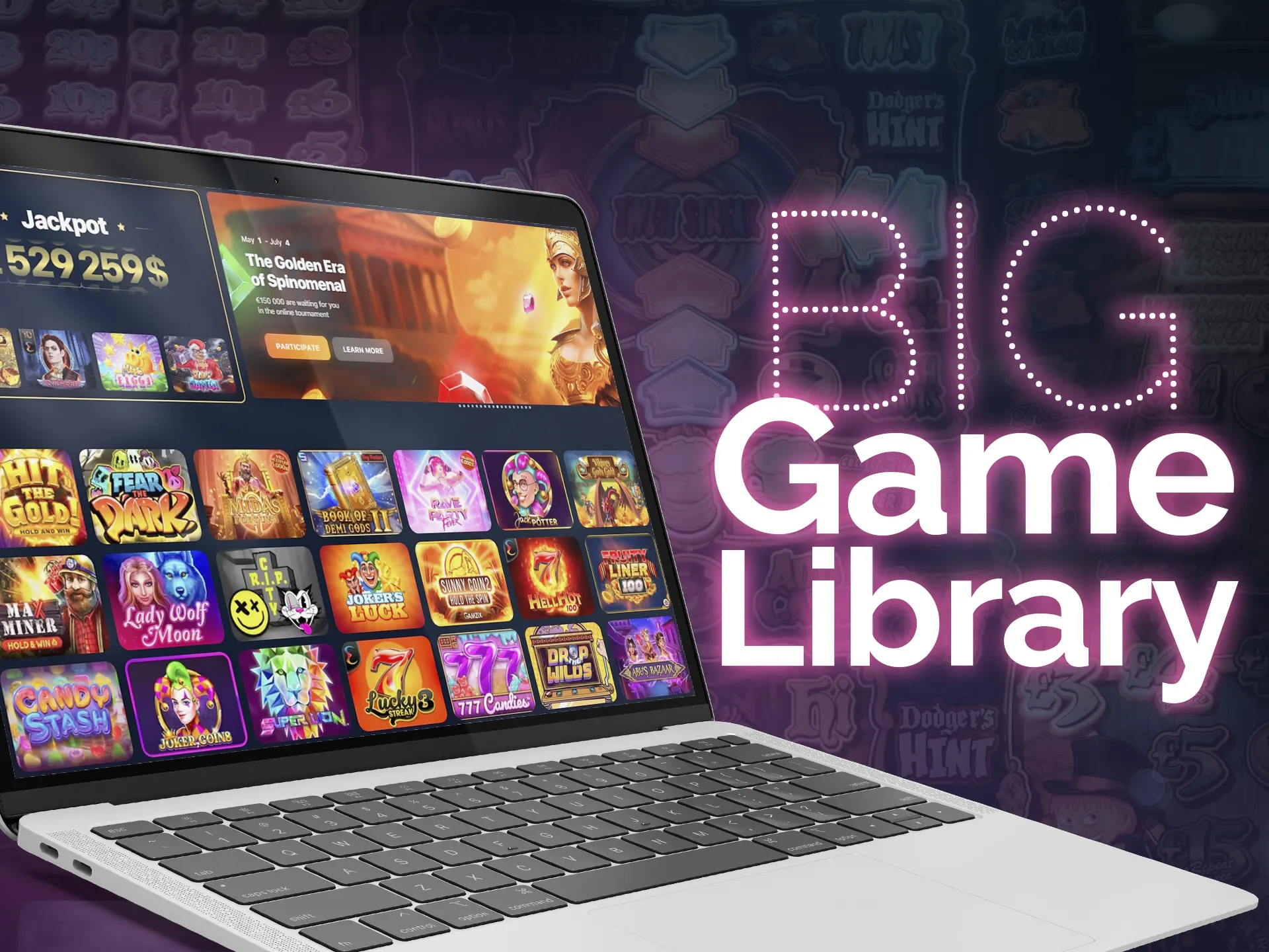 At casinos with a big library, you can always find a new game.