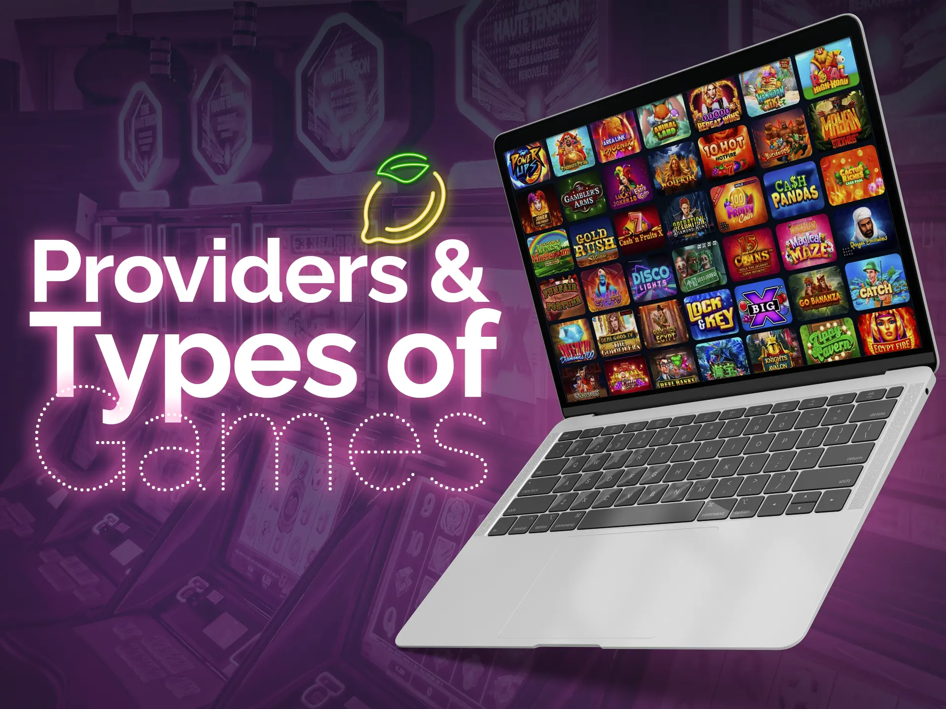 Choose a casino site that promote games made by trustful providers.