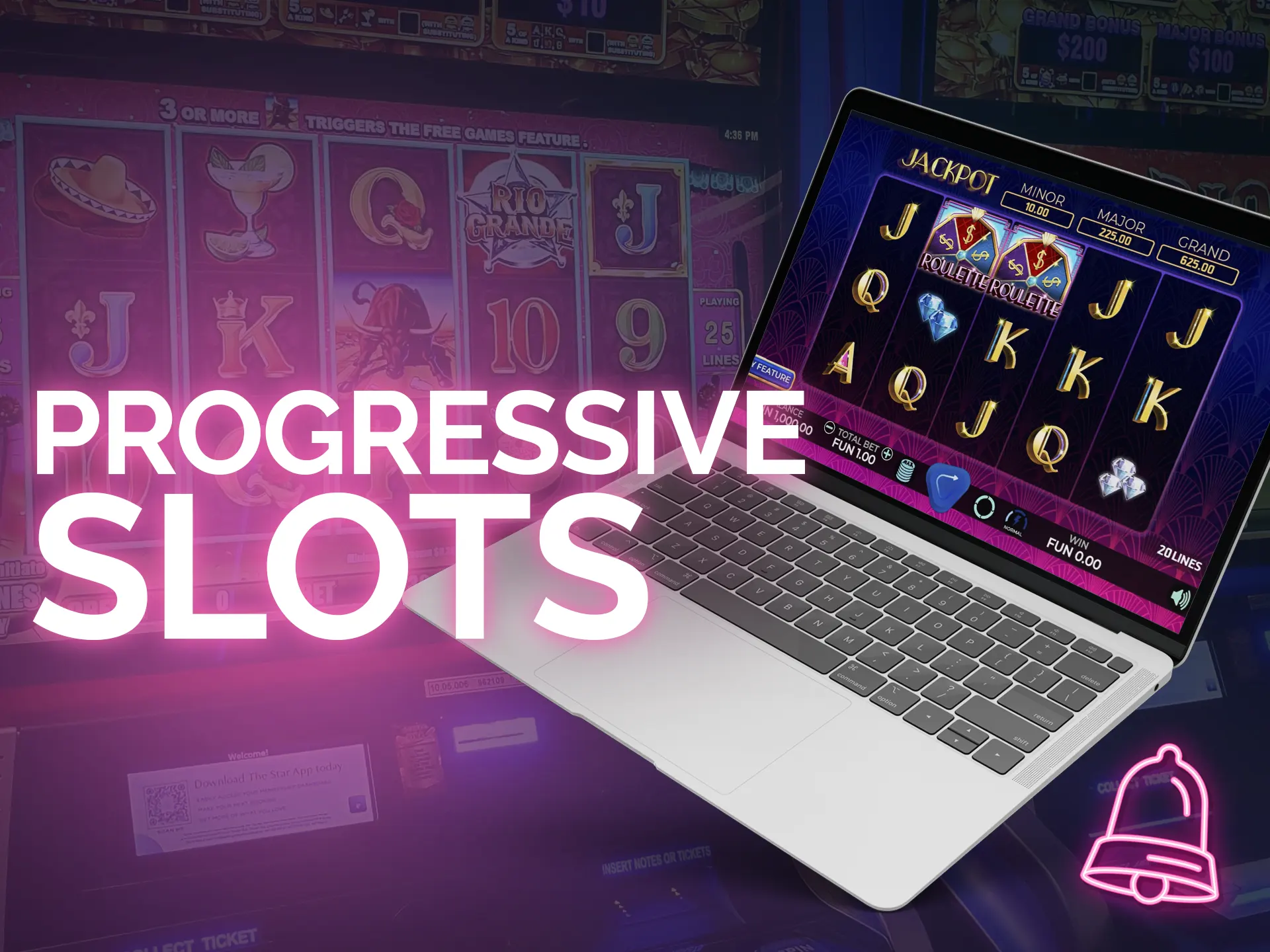 Progressive slots allow gamers to win the biggest awards.