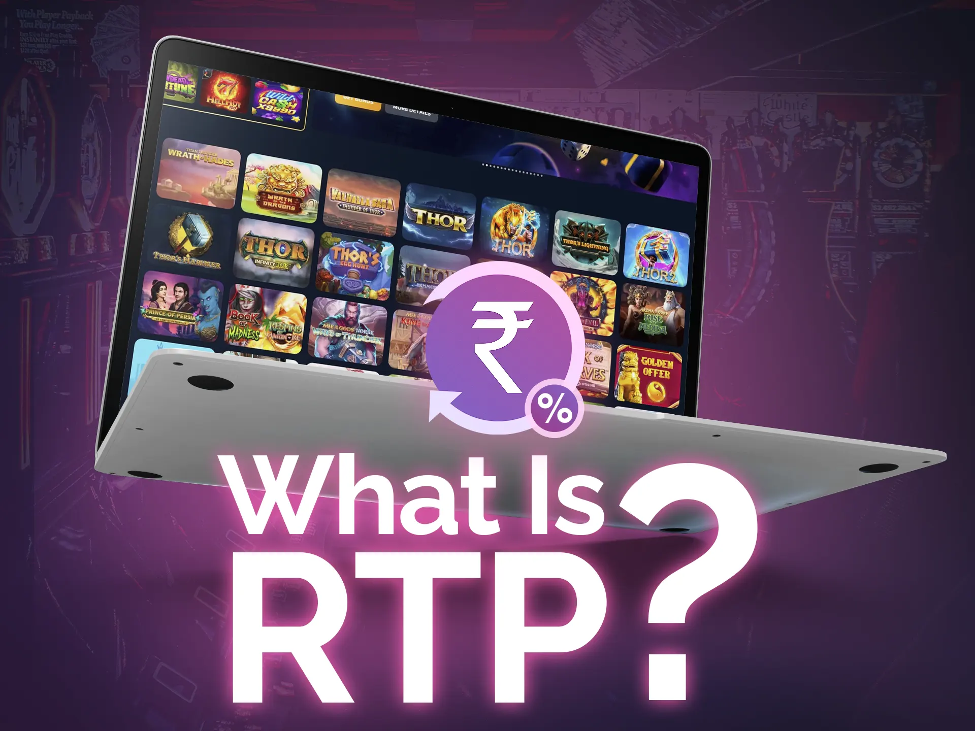 RTP shows the extent of profitability of a slot.